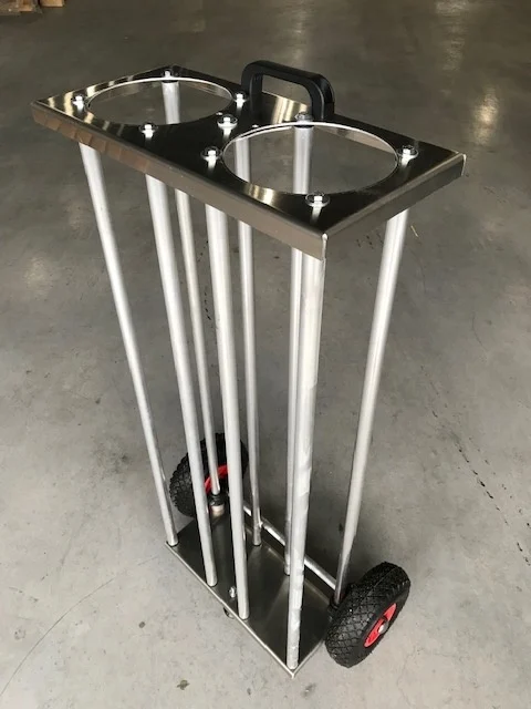 Ballenwagen lichtgewicht aluminium maat 3 of maat 4