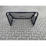 But de football 120cm x 80cm en acier avec filet noir