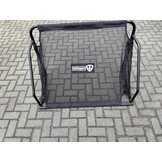 But de football 120cm x 80cm en acier avec filet noir