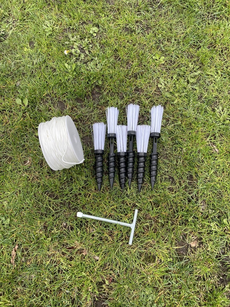 Voetbalveldjes markering 150m