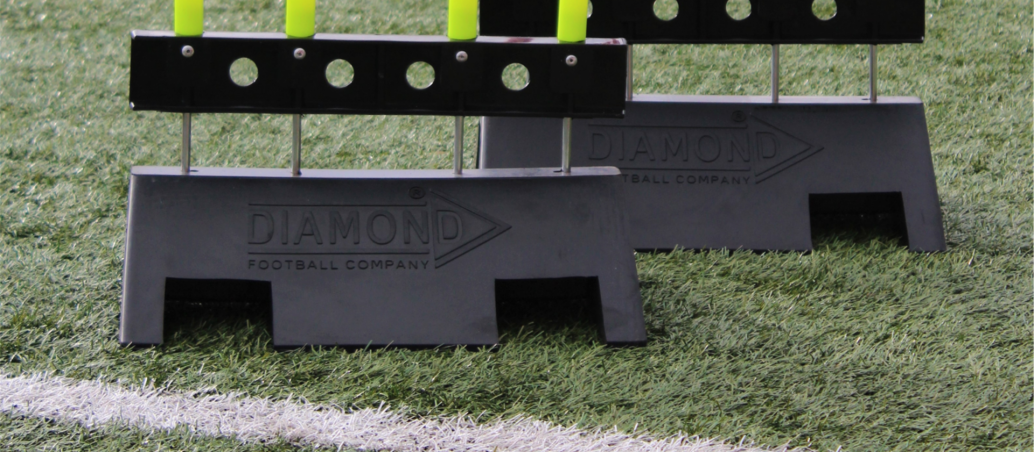 Vrije trap pop voor kunstgrasvelden inclusief verzwaarde voet