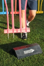Vrije trap pop voor kunstgrasvelden inclusief verzwaarde voet
