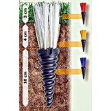 Plifix pluimen groen: 25 pluimen . Voor het uitzetten van een volledig voetbalveld