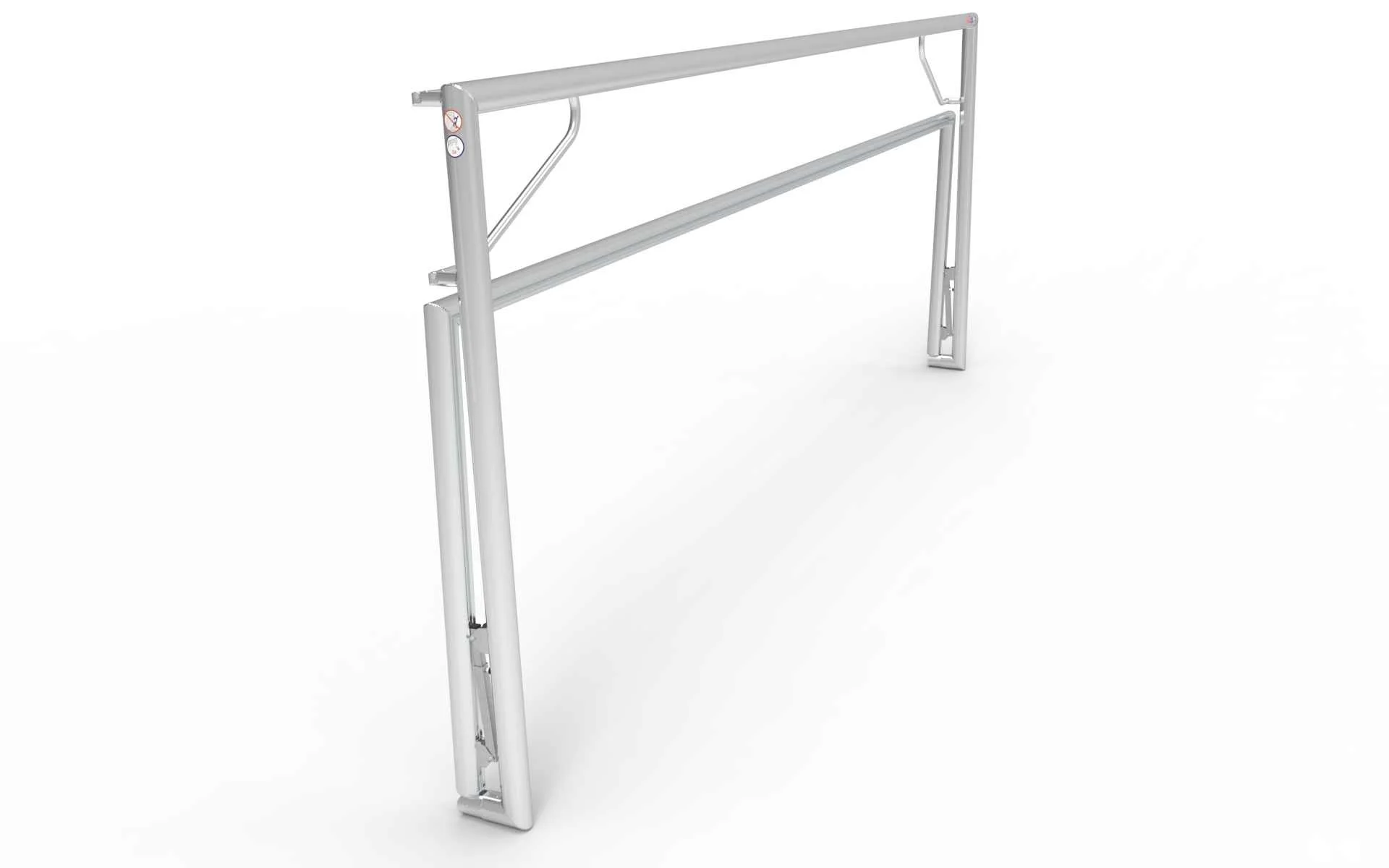 Juniorengoal 5m x 2m inklapbaar aluminium