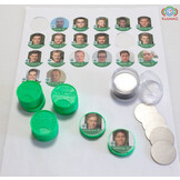 Spelersmagneten met foto