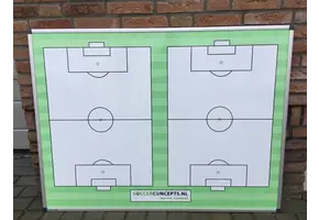 Taktiekbord 120cmx90cm met 2 speelvelden
