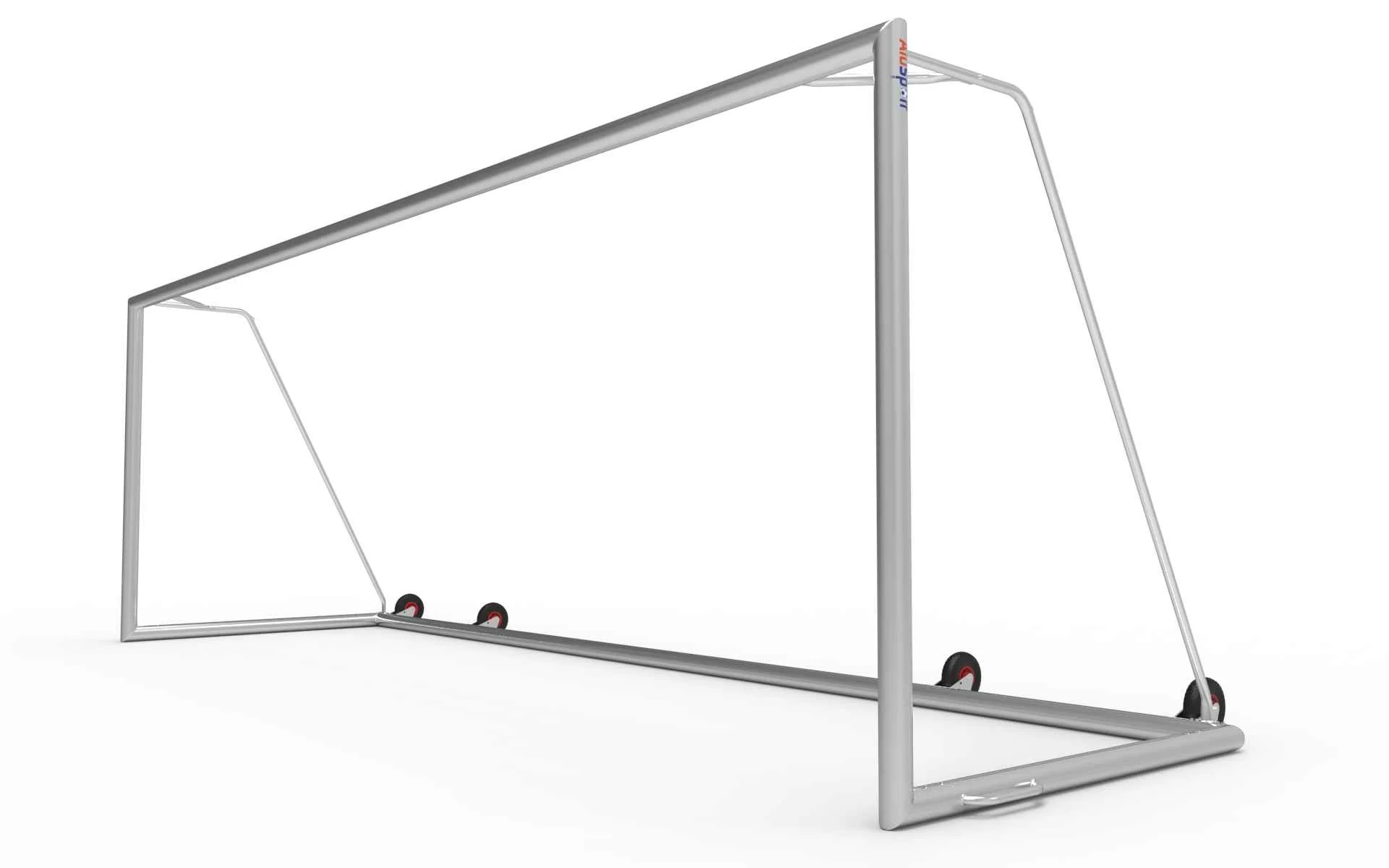 Verplaatsbaar doel Volledig gelast 732x244x80x200 Profiel 100mm inclusief transportwielen