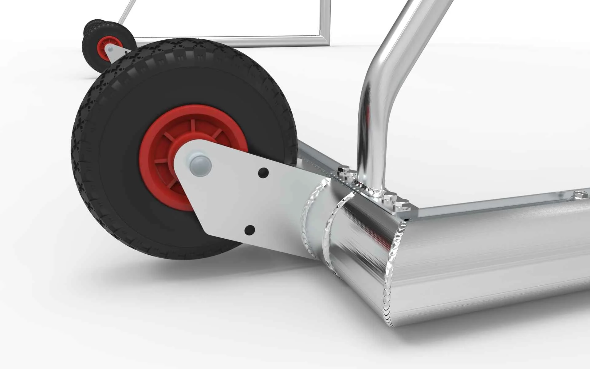 Verplaatsbaar doel  Volledig gelast 500x200x80x200 Profiel 100mm inclusief transportwielen