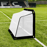 But pliable en aluminium 120 cm x 80 cm avec filet à mailles fines blanc