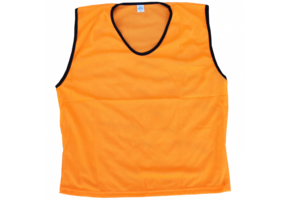 Gilet d'entrainement orange senior