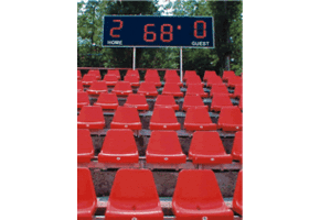 Grand tableau d'affichage de football à LED
