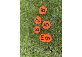 Marquer les points avec le numéro 1-10