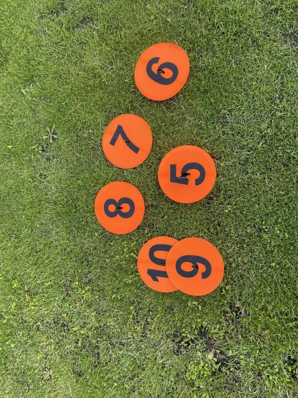 Markeer Stippen met nummer 1-10