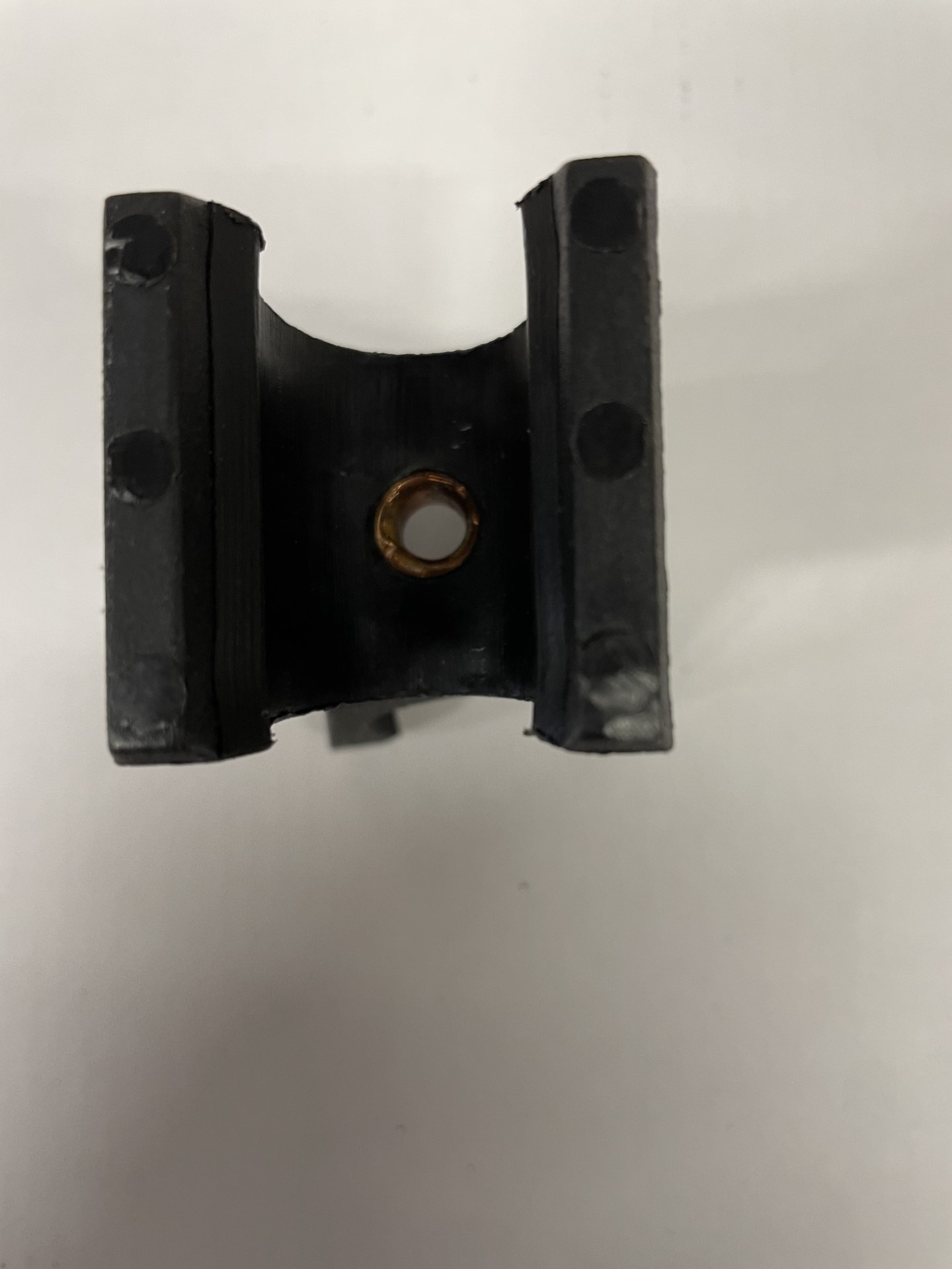 Clip voor hordenstangen 25mm naar 25mm