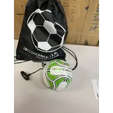 Mini Bal + Mini Soccer Bal aan koord in draagtas