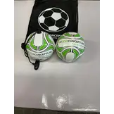 Mini Bal + Mini Soccer Bal aan koord in draagtas