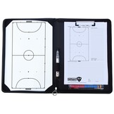 Coachmap Futsal :  Magnetisch, Uitwisbaar, A4 schrijfblok, Echt leer