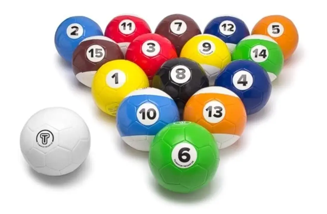 Terrain de billard de football