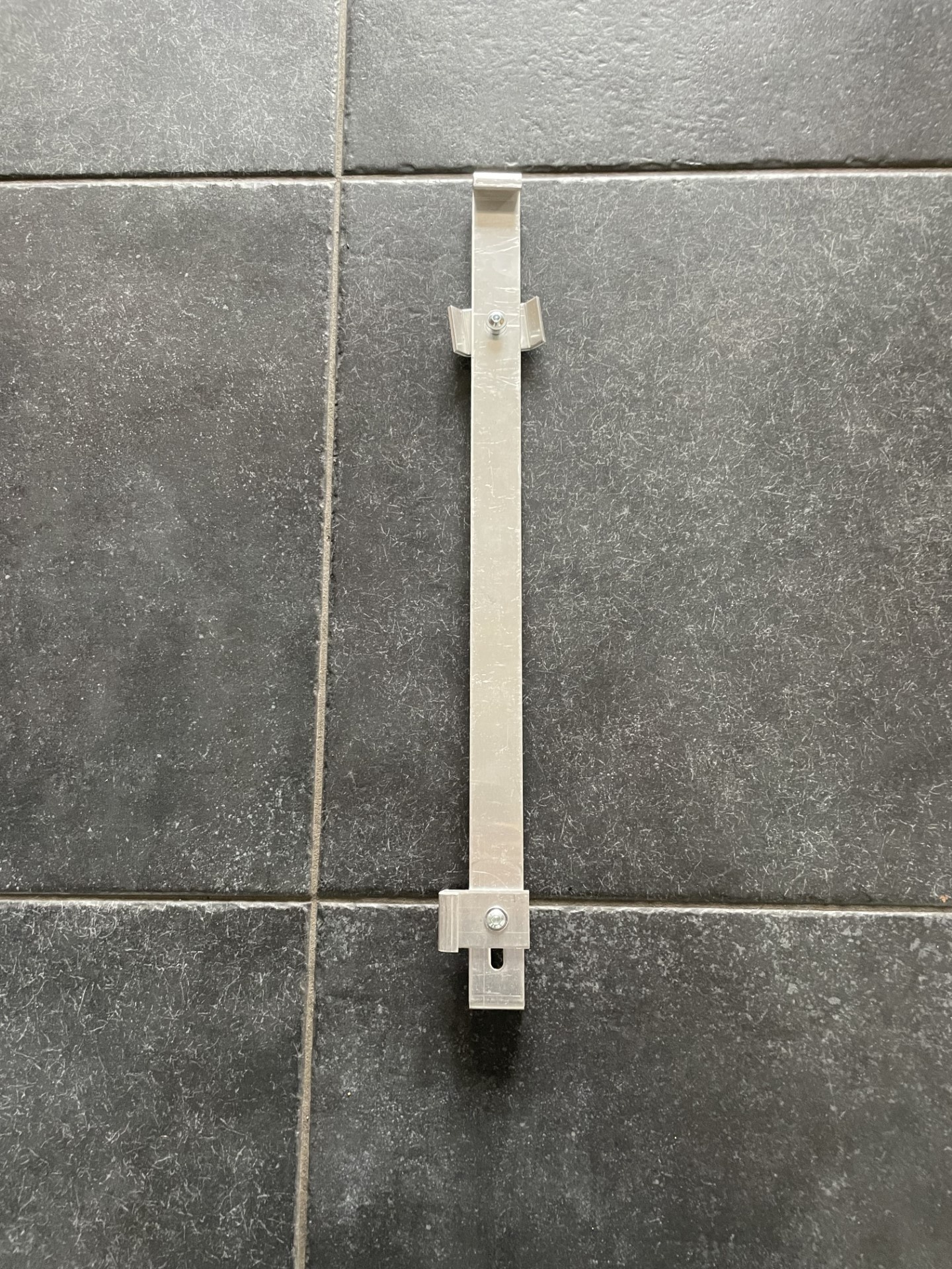 Support de panneau publicitaire pour tapis à double tige