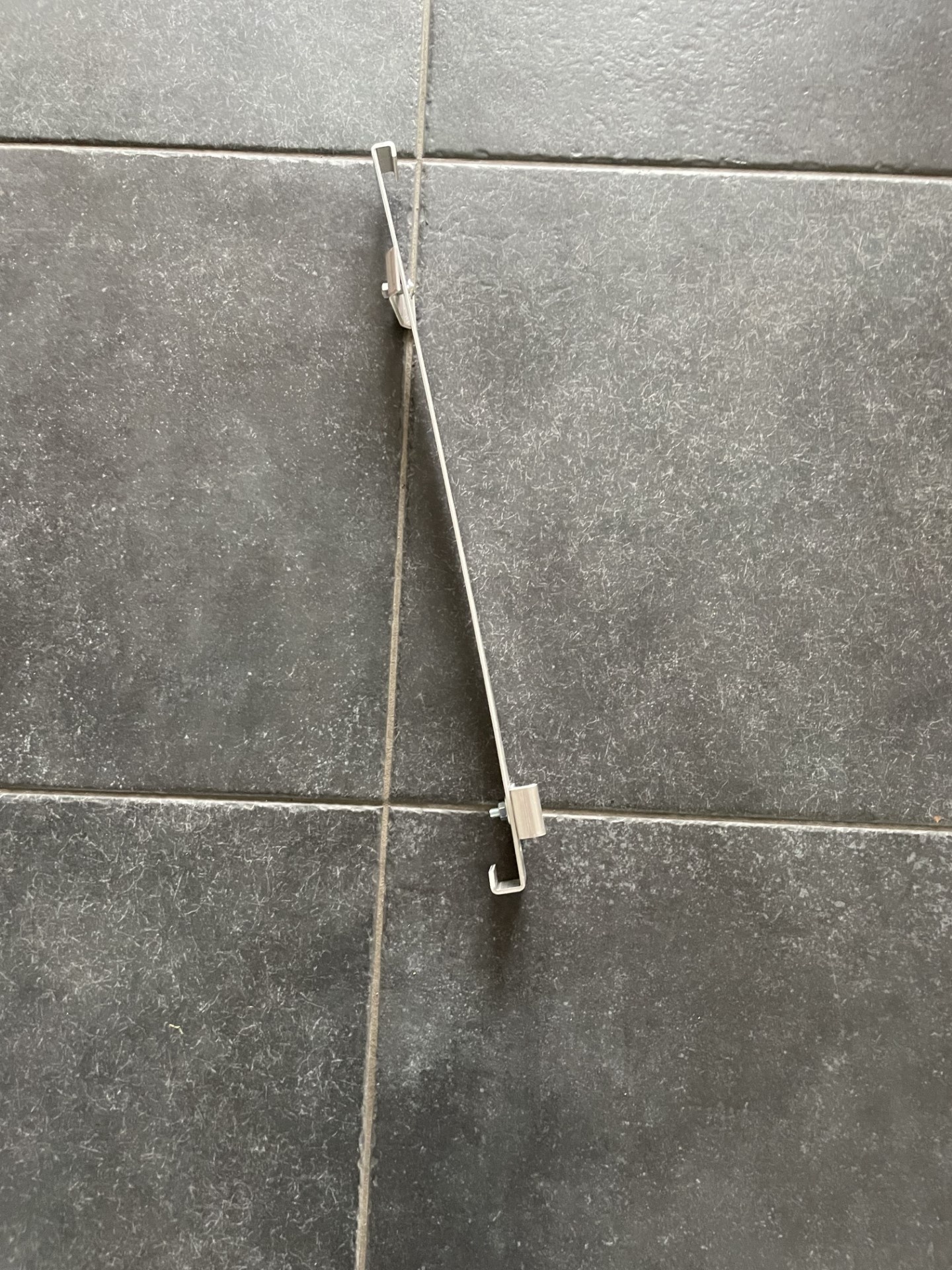 Support de panneau publicitaire pour tapis à double tige