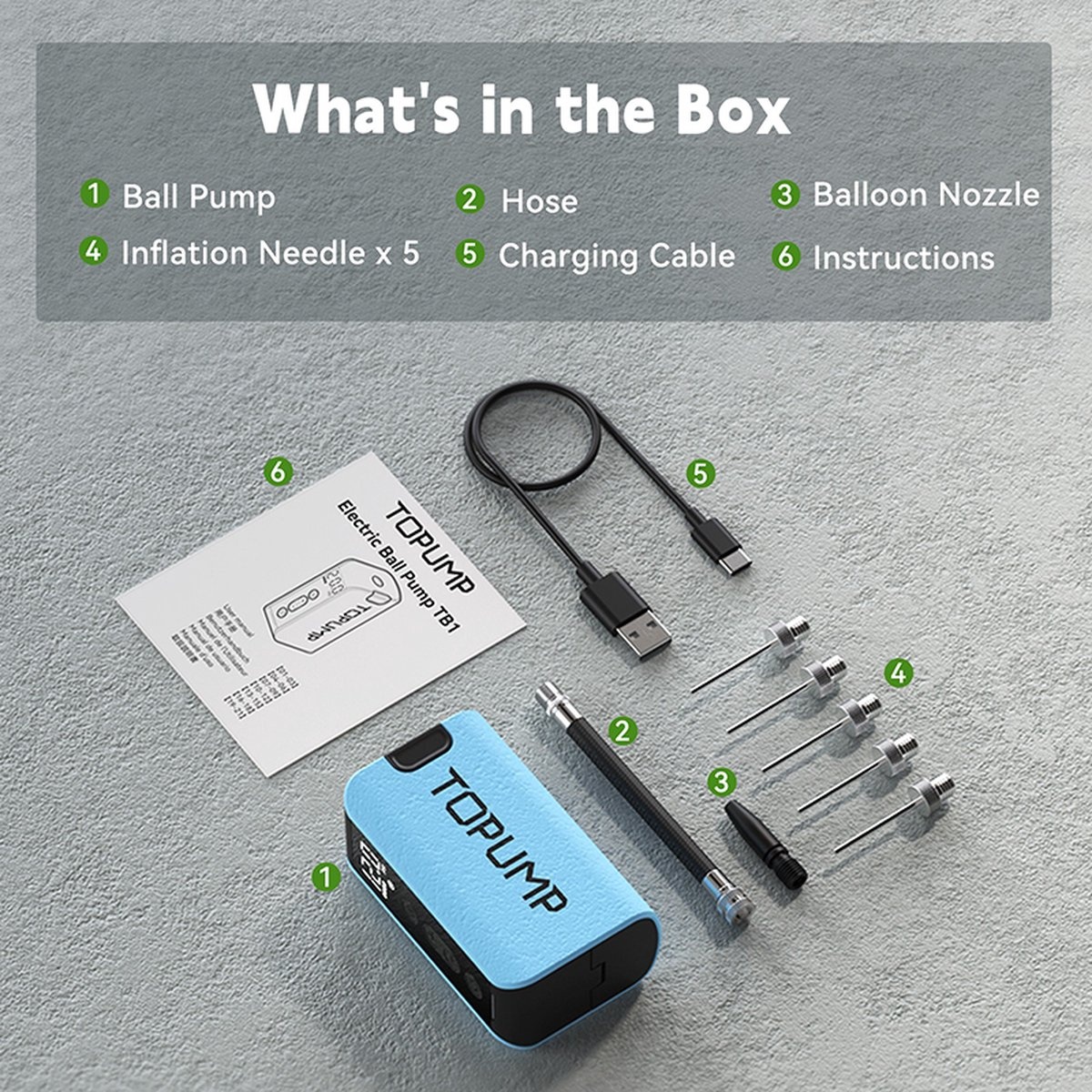 Ballenpomp digitaal instelbaar