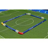 Opblaasbaar voetbalveld 22m x 17m voor 4 doeltjes