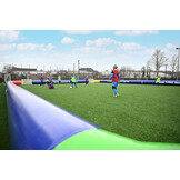 Terrain de football gonflable 22m x 17m pour 4 buts