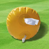 Opblaasbaar voetbalveld 15m x 10m voor 2 doeltjes