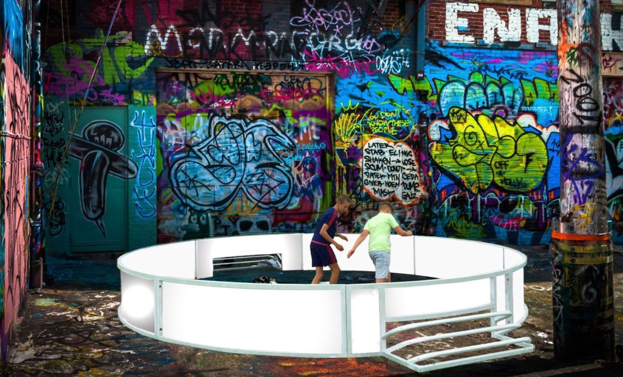 Pannakooi 6 meter diameter aluminium panelen