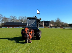 Construction d'irrigation pour terrain de football