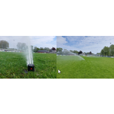 Construction d'irrigation pour terrain de football