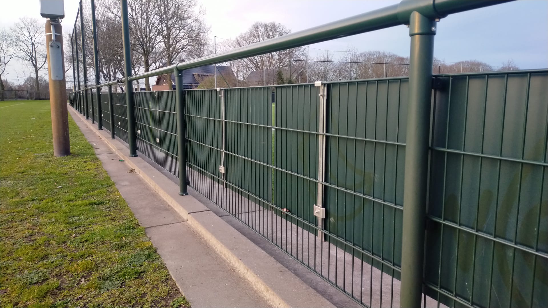 Support de panneau publicitaire pour tapis à double tige