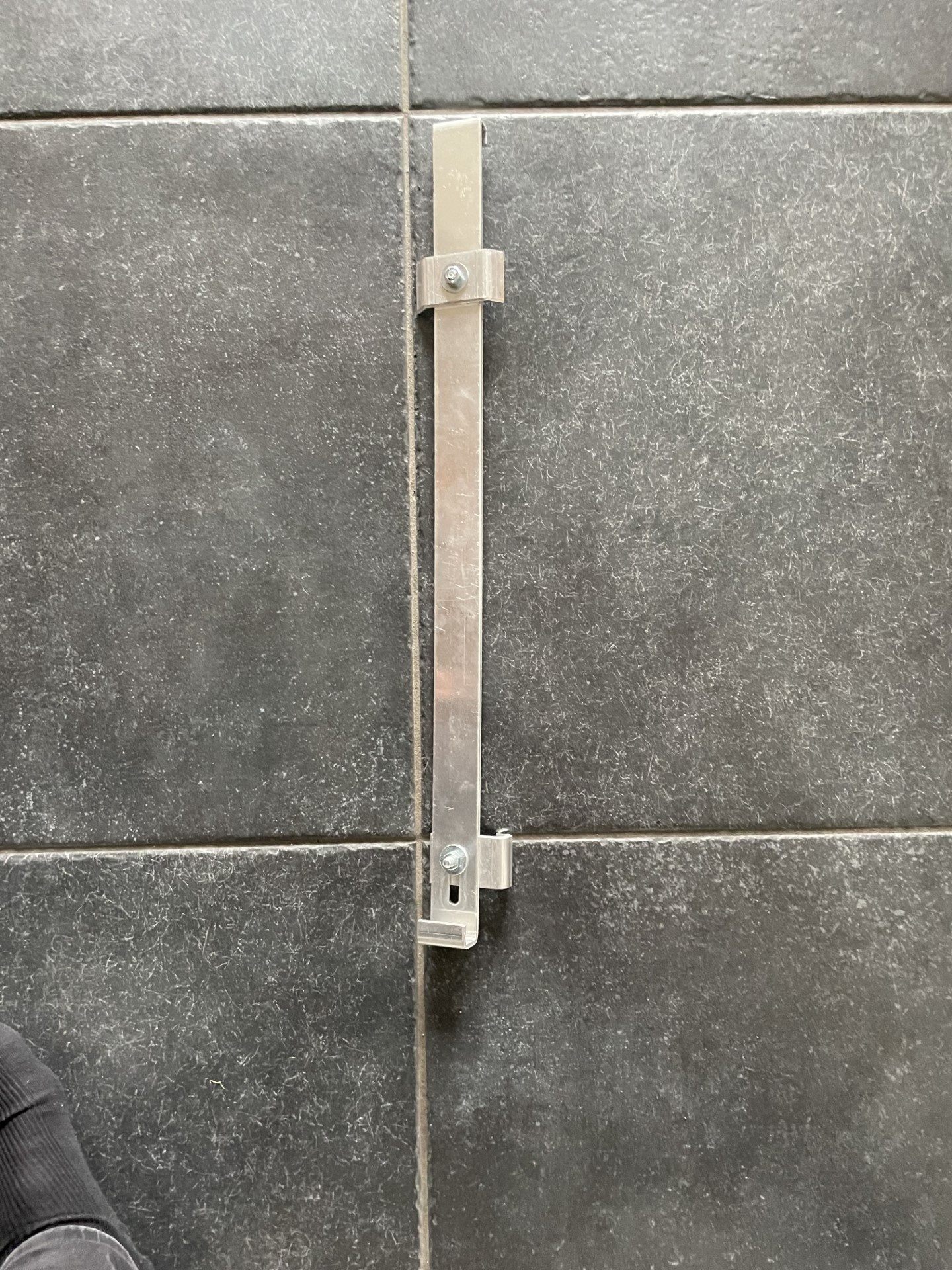 Support de panneau publicitaire pour tapis à double tige