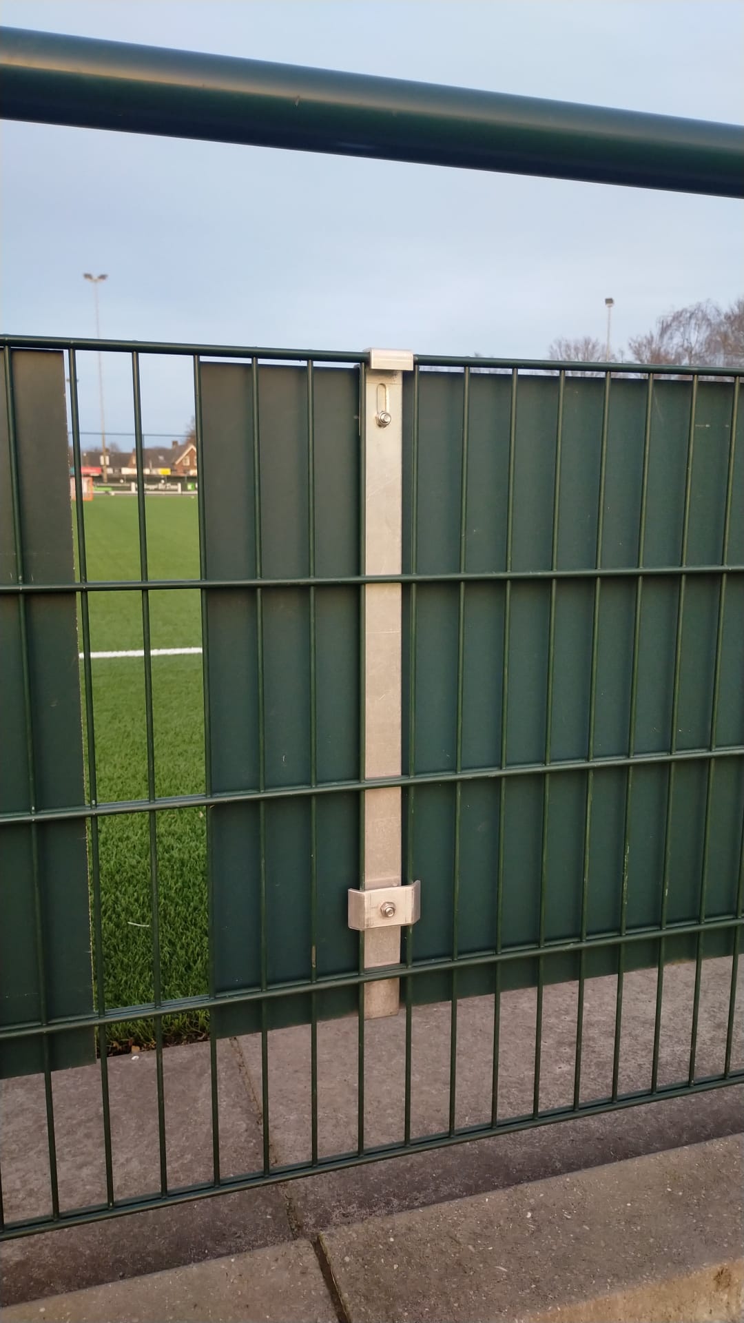 Support de panneau publicitaire pour tapis à double tige