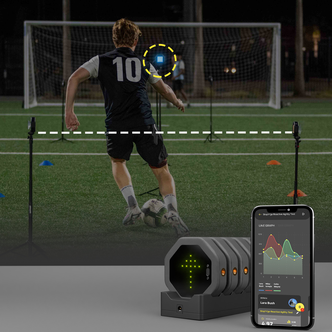 Kit de démarrage Sportreact avec mesure de vitesse et lumières de réaction