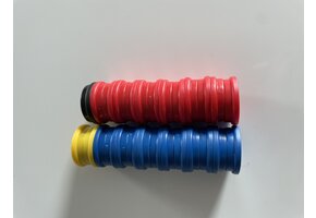 Set d'aimants 30mm 2 sets de 12 pièces en rouge et bleu