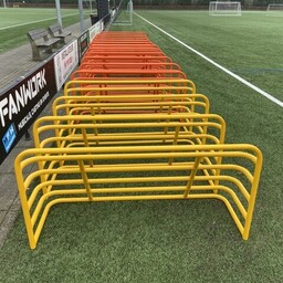 Trainingsdoel Aluminium 3m x 1m met spijlen