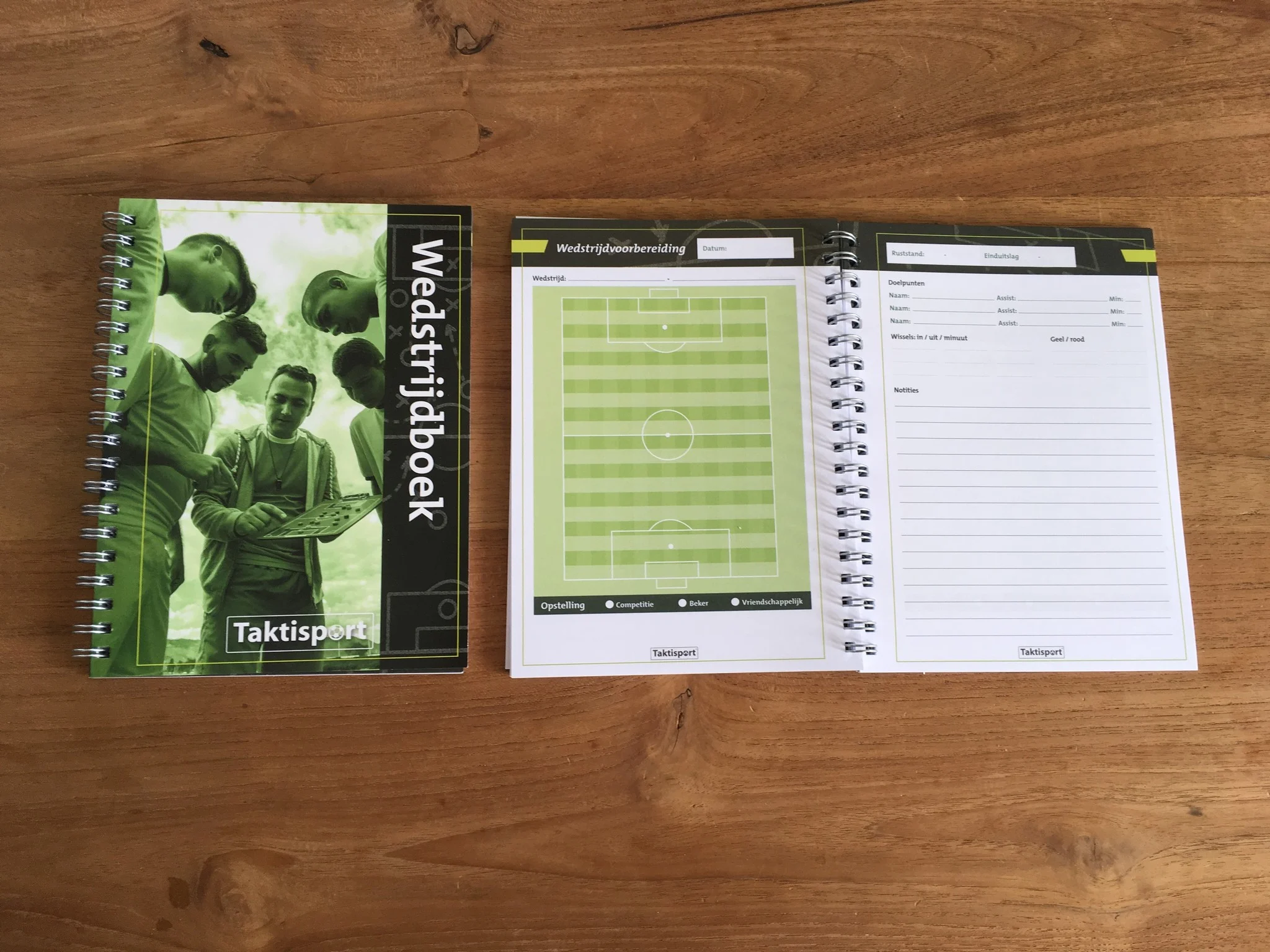 Voetbalcompetitie boekje