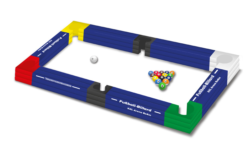 Planche de billard de snooker de football 8 m x 4 m