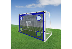 Doelwand met 4 gaten voor 3m x 2m goal