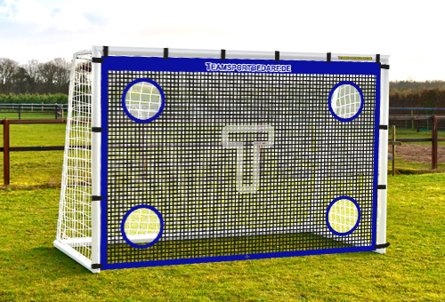 Doelwand met 4 gaten voor 3m x 2m goal