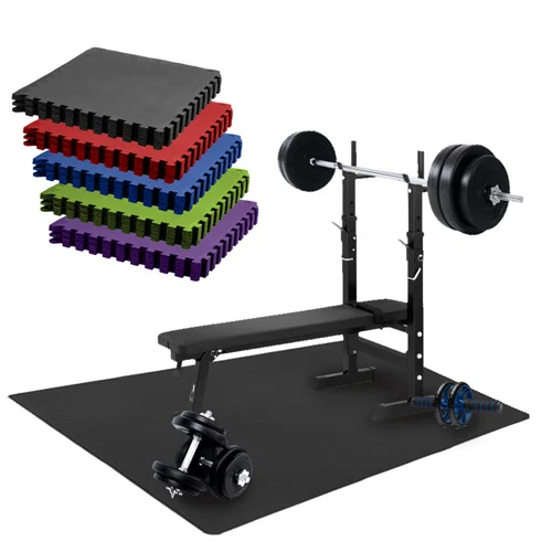 Tapis de protection pour fitness 150cm x 100cm