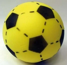 Voetbal soft van 20 cm diameter: voor jonge kinderen om te leren voetballen
