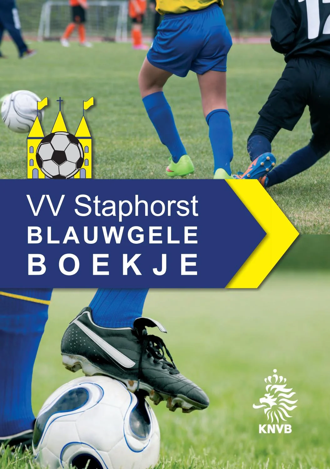 Voetbal notitieboek training en wedstrijd met eigen layout