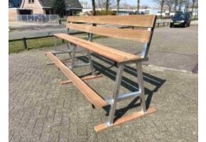 Banc de tribune avec siège de 3,5 m de haut