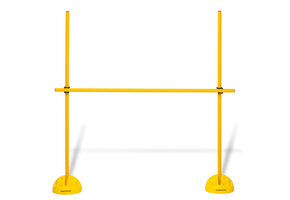 Combi Hordenset: 2 voeten met 3 stangen van 100 cm en 2 clips