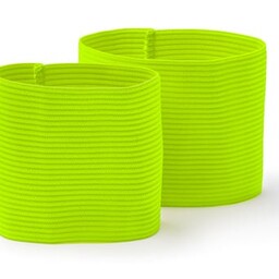 Aanvoerdersband fluor geel junior