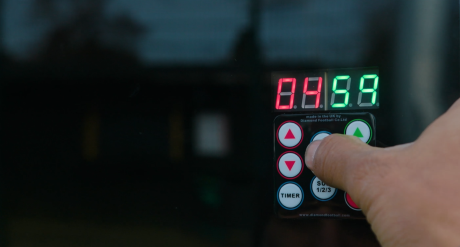 Wisselbord elektronisch amateurvoetbal