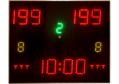 Multisport scorebord voor sporthal en gymzaal