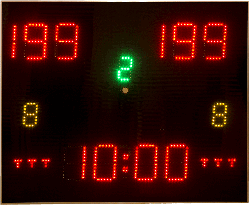 Tableau d'affichage multisports pour salle de sport et gymnase